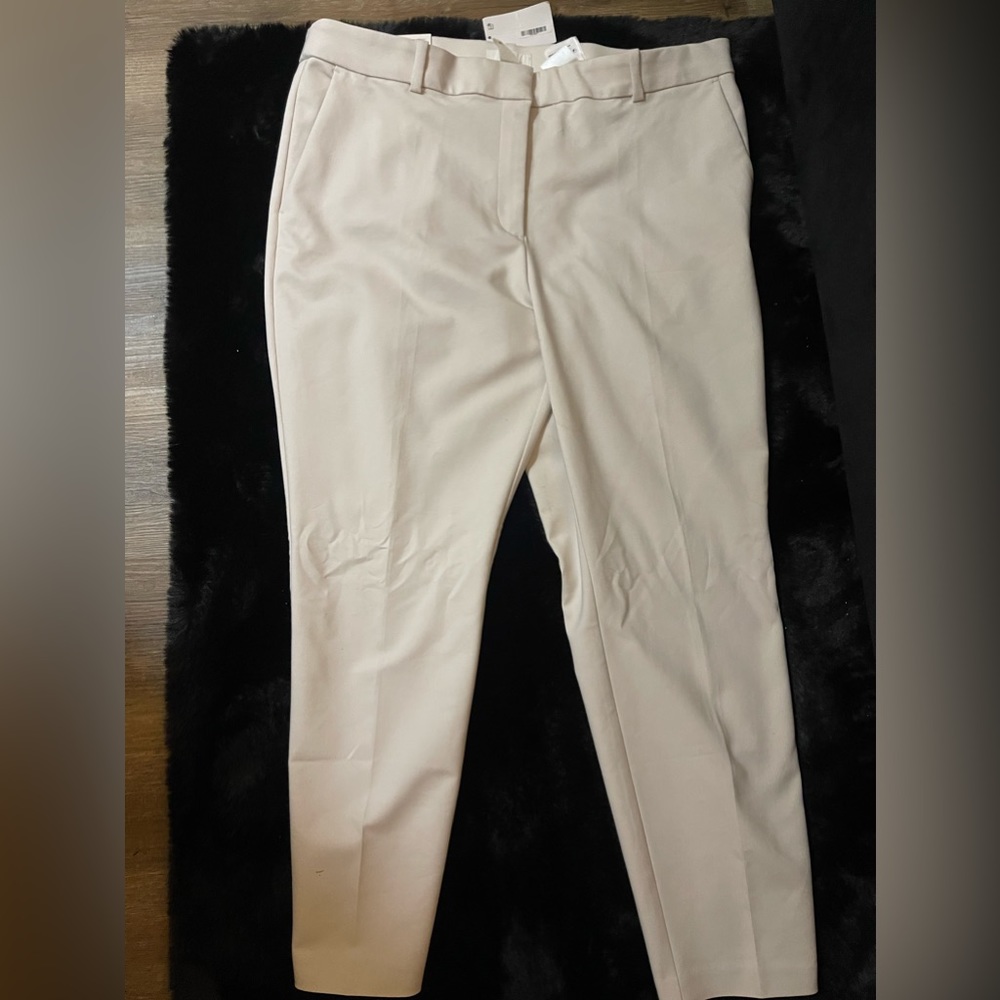 Cream/White Slacks